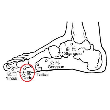 大都穴的穴位位置及其按摩方法有哪些？