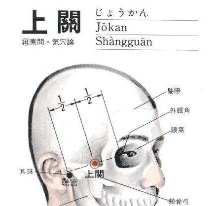 上关穴示意图