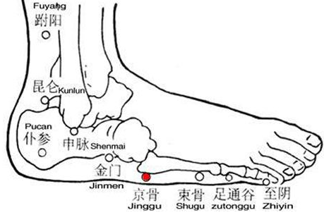 京骨穴的功效与作用