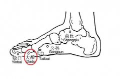 老人腿抽筋怎么办？中医较你按摩“大都穴”治疗腿抽筋
