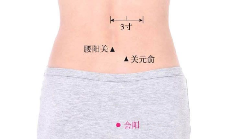 会阳穴的按摩方法