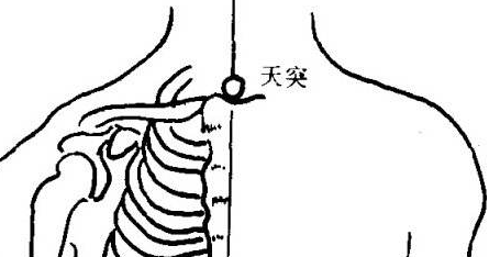 天突穴位置