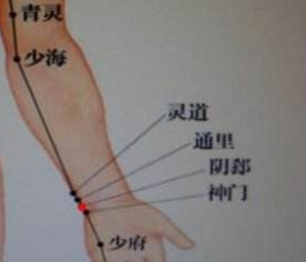 阴郄穴位位置