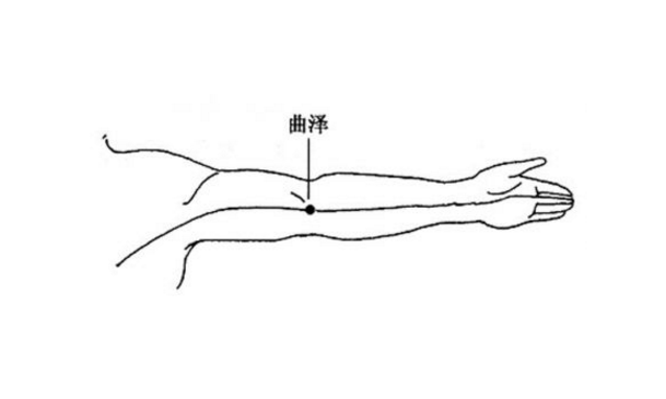 曲泽穴的按摩方法